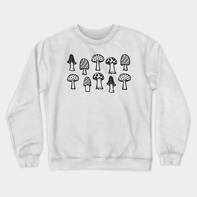 Mushroom Master Mushrooms Crewneck Sweatshirt by Mushroom Master